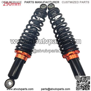 270mm 10.63"-290mm 11.42" Motorcycle Rear Shock Absorber for Pit Dirt Bike Quad ATV Go Kart Buggy Honda Suzuki Yamaha Kawasaki Motorcycle (290mm)