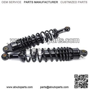 Shock Absorbers Motorcycle Rear Damper 2pcs 340mm Black Fit for Motorcycle Dirt Street Motor Bike ATV Quad Rear Shock Absorber Rear Suspension Bumper D30