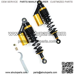 320mm Universal Motorcycle Rear Air Shock Absorbers Compatible with 150CC-750CC Karting Scooter ATV Yamaha Suzuki Honda Kawasaki