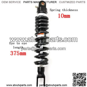 375mm 14.76 inch 10mm Spring Universal Motorbike Air Shock Absorber Rear Suspension ATV Quad Scooter Dirt Bike Fork U Type Head
