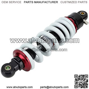 280mm Rear Shock Damper Suspension fit for Dirt Bike/Quad/ATV/Pit and Shock Damper Suspension Compatible with Rear Suspension Spring(black&white)