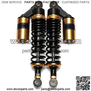 Motorcycle Suspension Strut 280mm/320mm/340mm/360mm/380mm/400mm/440mm Motorcycle Air Shock Absorber Rear Suspension Fit for ATV Quad Scooter Dirt Bike Motor D30 Motorcycle Shock Absorber