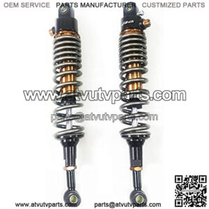 Motorcycle Suspension Strut Motorcycle Shocks One Pair 400mm 410mm 420mm 430mm 440mm 450mm Motorcycle Shock Absorber Rear Suspension Fit for YMAHA Suzuki Kawasaki ATV (Color : 430mm)