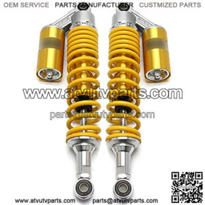 Motorcycle Air Shock Absorber Yellow 280/320/340/380mm Rear Suspension ATV Quad Scooter Dirt Bike (Color : M99-15-1)