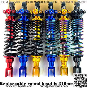 Motorcycle Fitment Shock Absorber Universal Motorcycle Air Shock Absorber Rear Suspension Fit For Yamaha Motor Scooter Xmax ATV Quad Dirt Bike Motorcycle Shock Absorber ( Color : Blue 310mm )