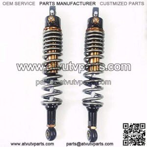 Spring Assemblies 360mm 365mm 370mm 375mm 380mm 390mm 8mm Spring Motorcycle air Shocks Absorbers Fit for Kawasaki Yamaha Banshee ATV ReplacementMotorcycle Suspension Strut (Color : 390mm)