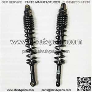 Shock Absorbers Rear Shock Absorber 400mm 410mm 420mm 430mm 440mm 450mm Rear Suspension Fit for YMAHA Suzuki Kawasaki ATV (Color : 400mm)