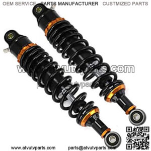 Shock Absorbers Motorcycle Rear Damper 1 Pair 12.5" 320mm Motorcycle Air Shock Absorber Rear Suspension Fit for Motor Scooter Dirt Bike ATV Quad Black D30