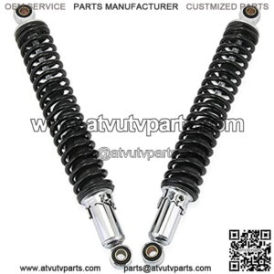 Motorcycle Shock Absorber RFY Universal 400mm 15.75" Motorcycle Air Shock Absorber Rear Suspension Fit for Yamaha Motor Scooter ATV Quad Black Motorcycle Shock Absorber