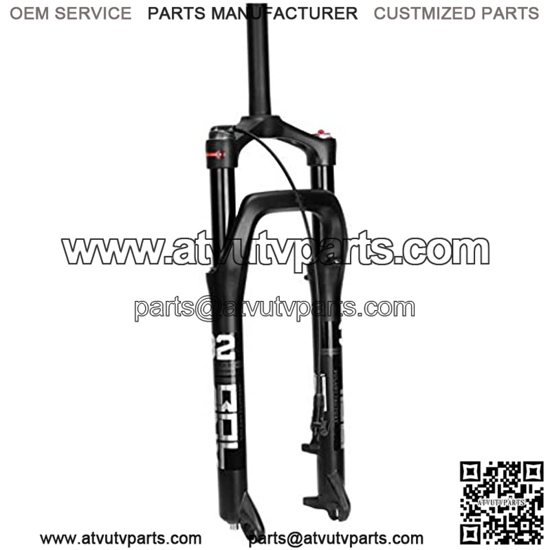 ATV Suspension Fork, 26" Aluminum Alloy DBrake Front Suspension Front Bridge Control 1-1/8" Travel 135mm