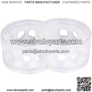 Absorber Spring Bumper, 2pcs Universal Transparent Car Shock Absorber Tool Retainer TPE Spring Compressor Rubber Bumper Power Buffers Power Cushion Type A-F (F)