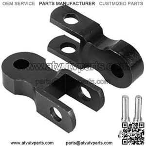 Height Extension Shock Absorber 2PCs Motorcycle Rear Shock Absorber Riser 5cm Heightening Device Pad for Chassis ( With Screw)