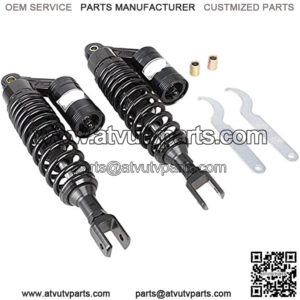 320mm Pair Rear Motorcycle Shock Absorbers Suspension Eye to Clevis Universal for Kawasaki Honda Yamaha Suzuki Black