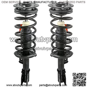 Front Pair Complete Strut Spring Assembly Compatible for 2002-2007 Saturn Vue Replaces 172217 172218  Left & Right Shock Coil