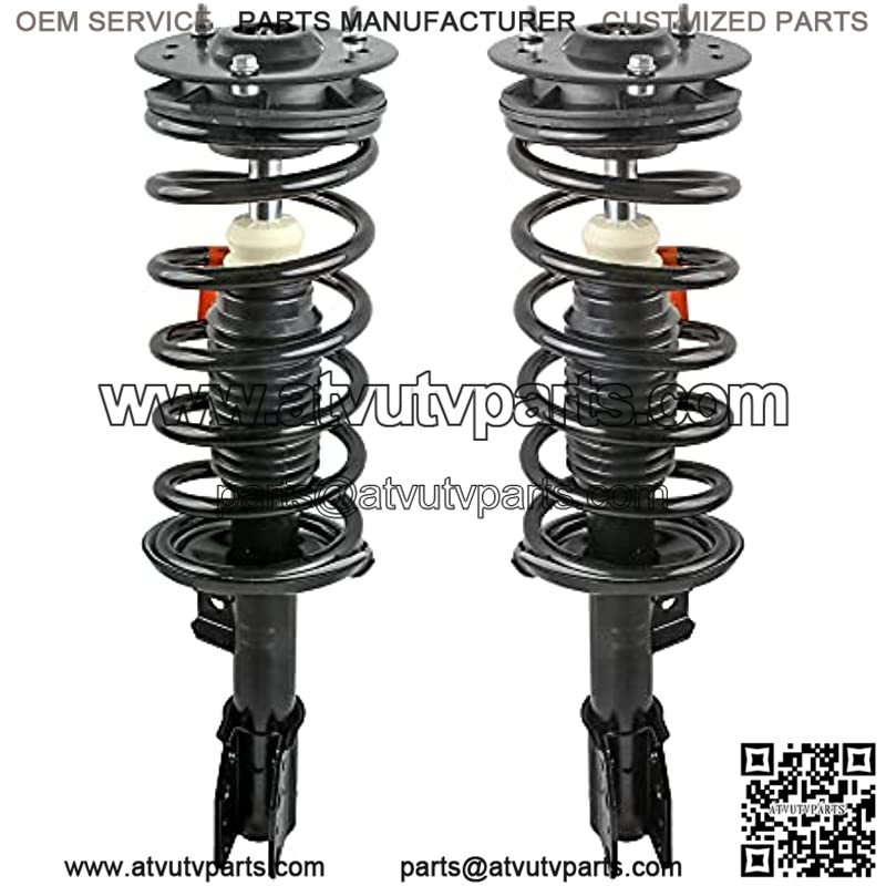 Front Pair Complete Strut Spring Assembly Compatible for 2002-2007 Saturn Vue Replaces 172217 172218 Left & Right Shock Coil