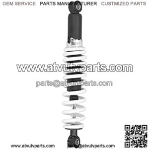 Motorcycle Rear S-hock Absorbers,305mm/12in White + Black Rear Shock Damper Aluminum Alloy Spring, for Motorcycles, ATVs, Off-road Vehicles, Scooters