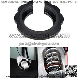 Black Rear Shock Absorber Spring Holder Compatible with Yamaha Raptor 700 YFM700 2012-2019 2020, Raptor 700R YFM700R 2006-2018 2019 2020