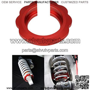 Red Rear Shock Absorber Spring Holder Compatible with Yamaha Raptor 700 YFM700 2012-2019 2020, Raptor 700R YFM700R 2006-2018 2019 2020