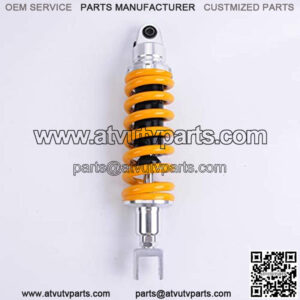 Shock Absorber 340mm 13.4 inches Fork Clevis Motorcycle Replacement Universal for Scooter Atv Quad Dirt Sport Bike Go Kart Suzuki Kawasaki Yamaha Ducati Yellow
