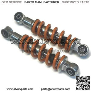 (2) 195mm Length 8mm ID Shock Absorber Go Kart Cart Go-Cart Minibike Mini Bike