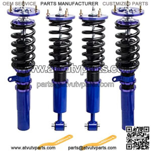 Coilovers Adjustable Height for BMW 5 E39 1995-2003 525i 530i 540i 520d 520i, 523i 525td 525tds 528i 525d 530d 535i, Spring Shock Absorber Suspension Kit Strut Lowering Kits by 1-3"