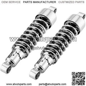 11.75" Touring Rear Shocks Lowering Kit Preload Adjustable Compatible with 1980-2022 Harley Touring Electra Glide Road King Road Glide Street Glide Tour Glide Chrome