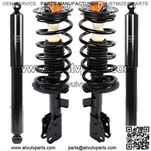 Front & Rear Complete Struts Assemblies Shock Absorbers 172527 172526 911258 Compatible with 2007-2009 Chevy Equinox Pontiac Torrent / 2008-2010 Saturn Vue