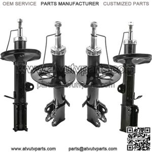 Front and Rear Complete Strut Assemblies Shocks Absorbers Compatible for 1993-2002 Toyota Corolla 1998-2002 Chevy Prizm Replace 71951 71952 71953 71954Set of 4