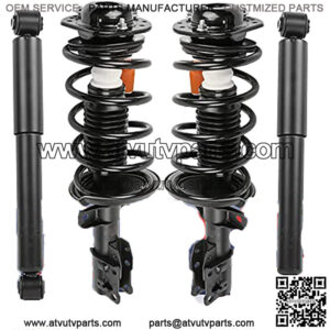 Front Rear Complete Strut Spring Assemblies Shock Absorbers 172179R 172179L 349043 Compatible for Chevrolet HHR Cobalt Pontiac (Set of 4)