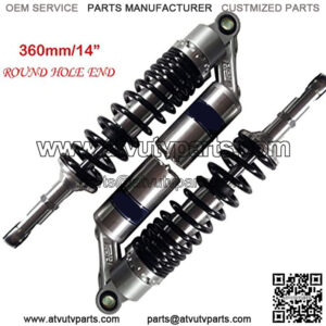 Motorcycle Air Shock Absorbers Universal Fit for Honda Suzuki Yamaha ATV Go Kart Quad Dirt Sport Bikes 360mm 14"