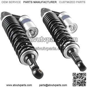 1 Pair Adjustable 375mm Motorcycle Air Shock Absorbers Replacement for Honda Suzuki Yamaha ATV Go Kart Quad Dirt Sport Bikes
