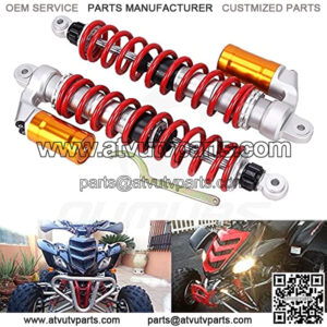 410mm Air Shocks Absorbers Universal For Yamaha Raptor 660R YFM700R YFZ450 For Banshee Front Shocks For Yamaha Banshee Shock Front YFM350 for Honda Suzuki ATV Go Kart Quad Dirt Sport