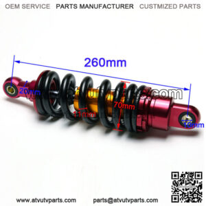260mm 10" Rear Shock Absorber Suspension 980lb for Pit Dirt Bike ATV Apollo SSR