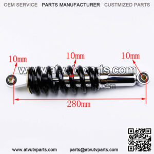 280mm Rear Shock Absorber For 110/125/140/150/200cc Pit Dirt Bike ATV 800LBS