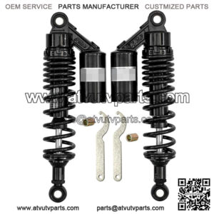Black 360mm 14" Rear Air Shock Absorbers Suspension ATV Motorcycle For Honda