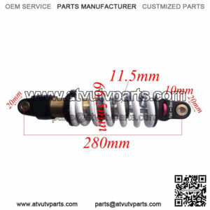 850LBS 280mm 11" Rear Shock Absorber Suspension for Apollo 125 SSR TTR