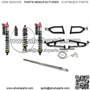 Lonestar +2 A-Arms Axle 3 Legacy Front Rear Shocks Suspension Kit Banshee