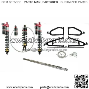 Lonestar +2 A-Arms Axle 3 Legacy Front Rear Shocks Suspension Kit YFZ450