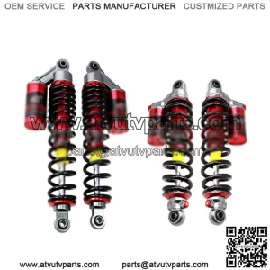 FRONT & REAR GAS RESERVOIR SHOCKS ABSORBER SET FOR YAMAHA YFM660 GRIZZLY 660 ATV