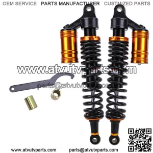 For Yamaha Raptor 700R 700 660R YFZ450 400MM ATV Shocks Absorbers Adjustable
