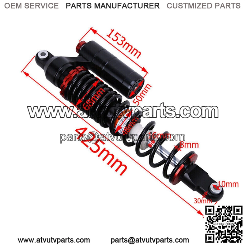 FOR YAMAHA RAPTOR YFM 660R 700 700R YFZ450 ATV FRONT AIR SHOCKS ABSORBERS PAIR - Image 2