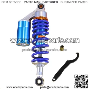 280mm 11" Rear Air Shock Absorbers Spring Suspension For Yamaha YFZ 450 ATV Blue