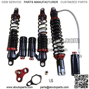 FOR YAMAHA YFZ450 FRONT + REAR ADJUST PERFORMANCE ATV SHOCKS ABSORBER SUSPENSION
