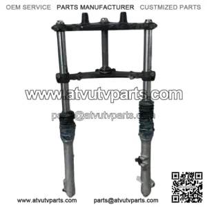 87 Honda ATC250SX Complete Front Forks Assembly 1987 ATC 250SX OEM TRIPLE SHOCKS