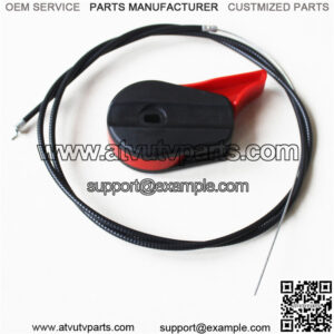 Lawn mower throttle switch assembly