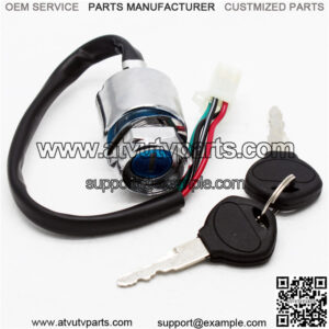Ignition key switch 2 button 4-pin connector