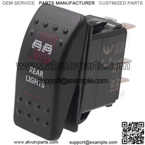 5PIN dual light tail light switch (red light)