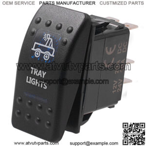 5PIN dual light car logo switch