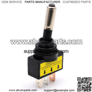 Boat type LED toggle switch X4 (red, blue)