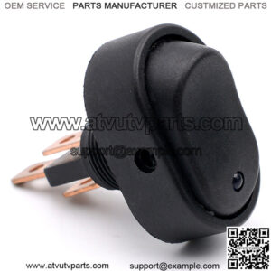 Oval boat type LED illuminated switch X5